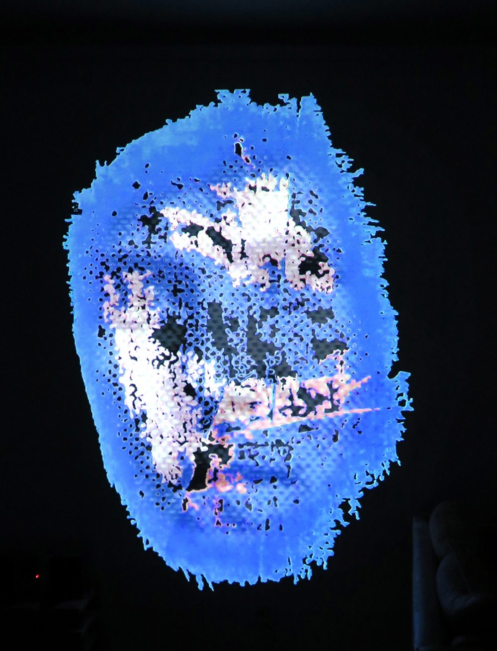48 portraits projection1 by artist Marianne Casmose1